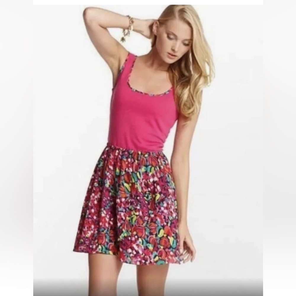 Lilly Pulitzer Megyn Fit & Flare Dress in Wild Confetti Sz XS Skater Mini EUC